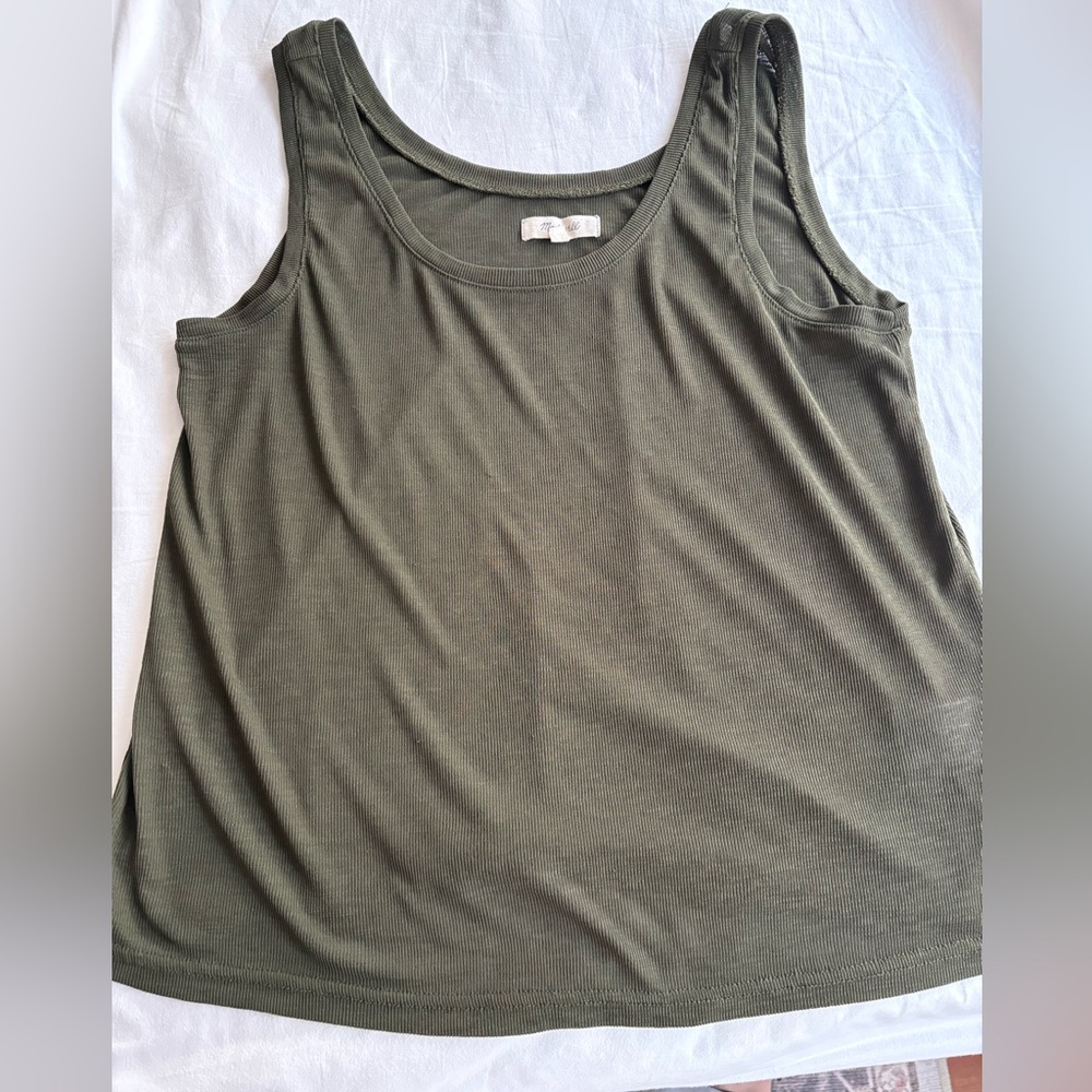 Madewell Olive Tank Top